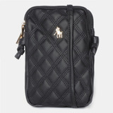 Bolso Crossbody Negro Costuras Hpc Polo Bags