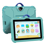 Tableta Bdf 7 Para Niños, 4 Gb+64 Gb, Android 13, Wifi, Blue