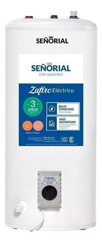 Termotanque Eléctrico 95 Litros Señorial Zafiro Tesz-95