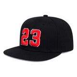 Gorra Jockey Michael Jordan 23 Bordado Visera Recta