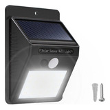 Panel Reflector Solar 30 Led Sensor Movimiento 3 Funciones Color De La Carcasa Negro Color De La Luz Blanco