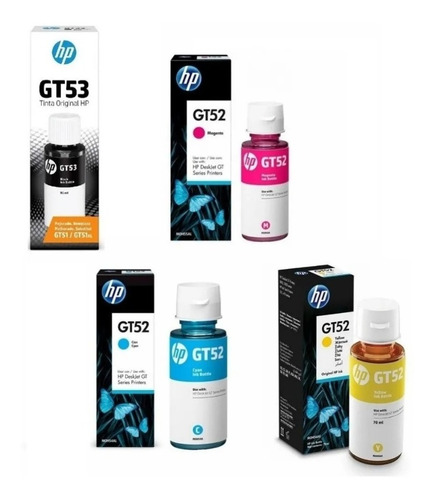 Kit Tinta Hp - Gt53 Y Gt52 Smart Tank 515 517 519 616