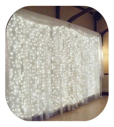 Cortina 900 Led Fixa 4,0m X 3,0m Casamento Festa Decor 110v