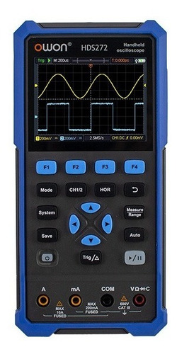Osciloscopio Portátil Owon + Multímetro Hds242 40 Mhz 2 Ch