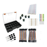 Kit Inicio Para Electronica 100 Piezas Estudiante Proto Leds