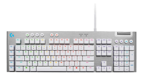 Teclado Logitech G815 Mecánico Rgb Lightsync Gamer Blanco