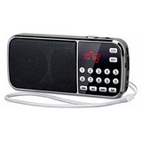 D Prunus J-189 Radio Portátil Pequeña Radio Fm Bluetooth