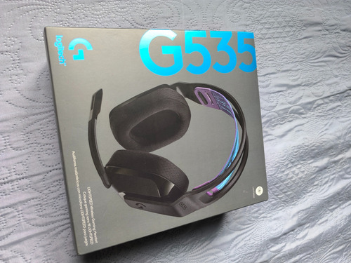 Headset Gamer Sem Fio Logitech G535 Lightspeed Preto