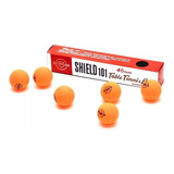 Set X 6pcs Bolas Pelotas Shield 101 Ping-pong 40mm