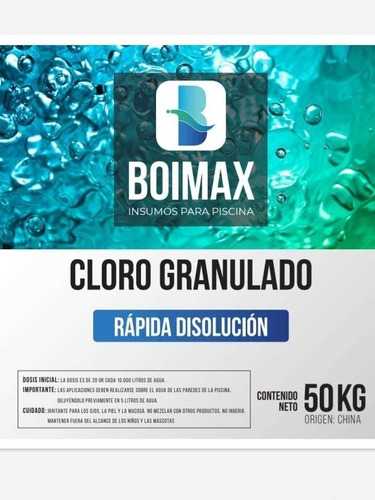 Cloro Granulado X 50 Kilos En Cuñetes