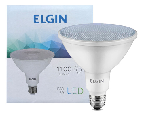 Lâmpada Led Elgin Par 38 15w E27 Ip20 Bivolt 6500k Luz Fria