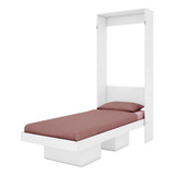 Cama Plegable Vertical 1 Plaza Manhattan Blanco