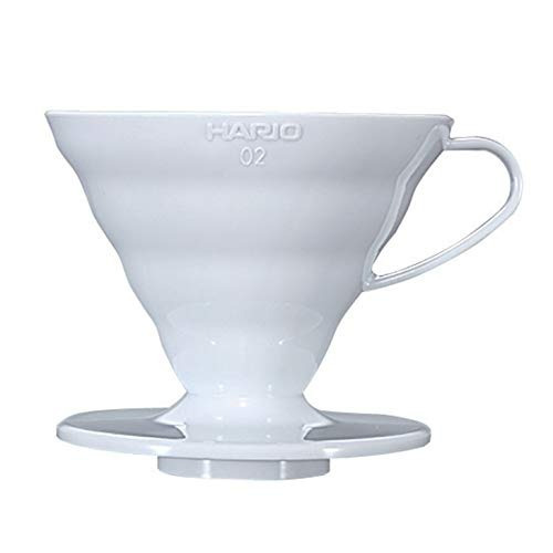 Hario Plástico Café Gotero, Tamaño 02, White.