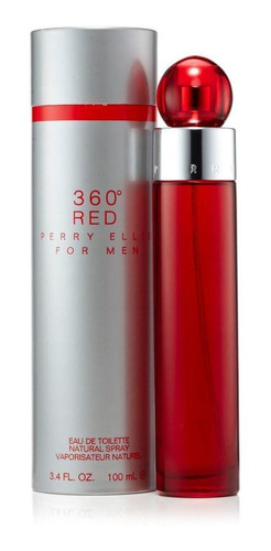 Fragancia 360 Red By Perry Ellis Para Hombre Edt 100 Ml