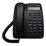 Teléfono De Mesa Philips Crd150b/77 Manos Libres Negro