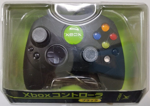 Control Xbox Clásico Original Negro Nvo Japones