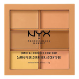 Paleta De Correctores Nyx Professional Makeup, Tono Medium