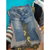 Jeans Talle 40 Grueso Oxford Óxido  Vintage 