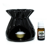 Hornillo Humidificador Aromatizador C/ Aceite + Vela Noche