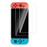 2 Piezas Mica Cristal Templado Nintendo Switch 9h 0.33 Mm 