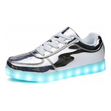 Zapatos Led Recargables Con Luz Para Mujeres Y Hombres. [u]