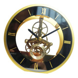 #(5.17) Reloj De Reloj De Metal Decorativo Antiguo Panel