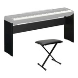 Estante Suporte P/ Piano Digital Yamaha L125 Preto P125