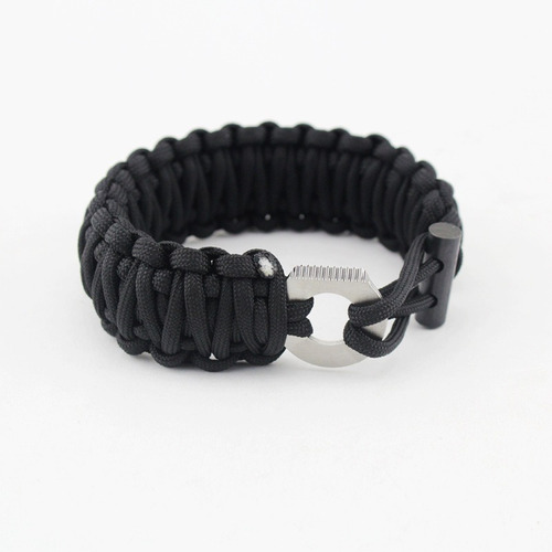 Pulsera Brazalete Hombre Tipo Paracord Soga Camuflada