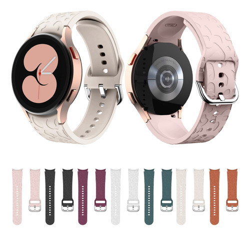 Correas De Silicona Grabadas Para Samsung Galaxy Watch 6