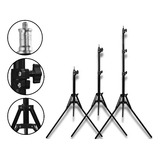 Kit 10 Tripé Universal Celular Câmera Webcam Ring Light 2,10