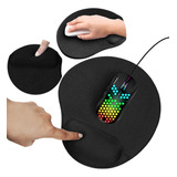 Mousepad Tapete Ergonomico De Gel Antideslizante Negro Raton