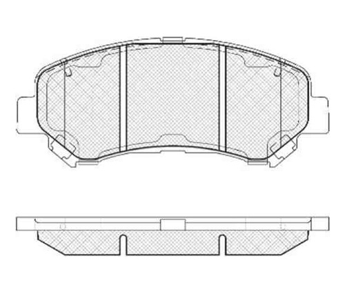 Pastillas Freno Para Nissan Rogue 2.5 08/ Delantera Share Foto 2
