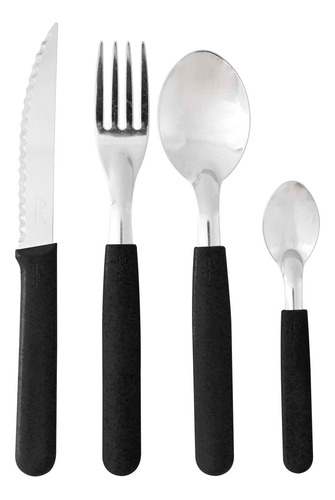 Set De Cubiertos X 24 Pzs Carol Tenedor, Cuchillo Y Cucharas