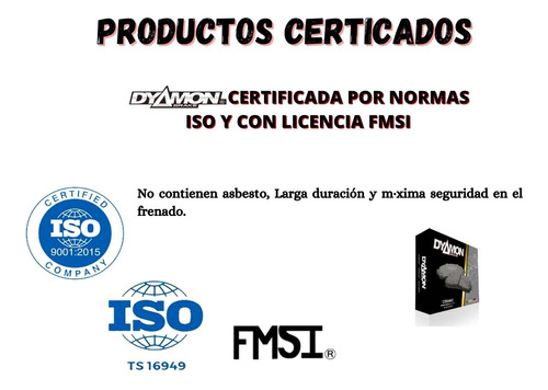 Pastilla De Freno Delanteras Mercury Ford Tracer 1998 7353 Foto 3