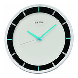 Reloj De Pared Art Deco Mari Seiko 12 Pulgadas, Blanco Mate