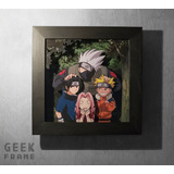 Naruto - Cuadro Diorama 3d - Geek Frame