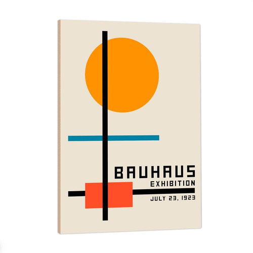 Cuadros Abstractos Bauhaus Decorativos Modernos Arte 33x48cm