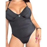 Body Mujer Lycra Talle Grande 110 A 130 C/aro Sexy Plus Size