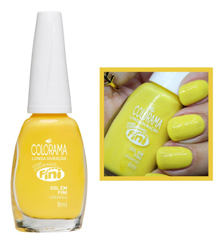 Esmalte Colorama Sol Em Fini Hipoalergenico C/ Cheiro