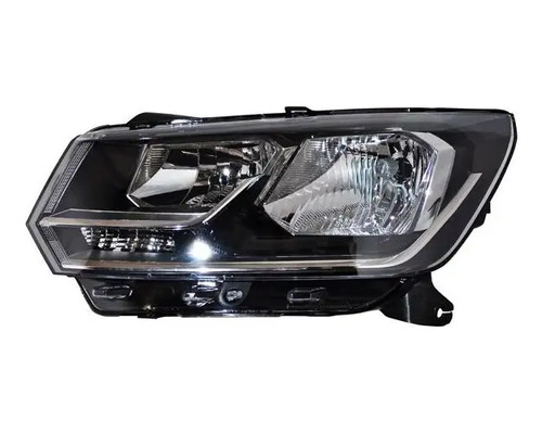Faro Vw Gol 2019-2020/ Saveiro 2017-2020 Filo Cromado Izquierdo