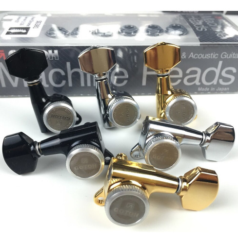 Afinadores Con Cierre De Guitarra Gotoh Sg381-07-mgt .