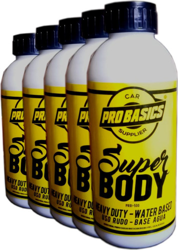 Super Body Probasics 5 Litros Recubrimiento Anticorrosivo 