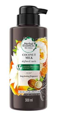 Crena Para Peinar Herbal Essences Coconut Milk Rizos Definid