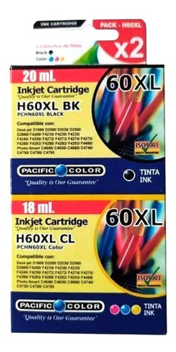 Pack De Tinta Alternativa H-60xl / 01-pchn60pack