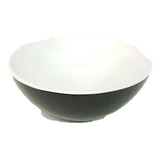Lavabo Ovalin Baño Tarja Bowl Tarja Blanco Negro De 32cm   