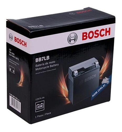 Bateria Bosch 12n7a-3a Bb7lb Motomel Skua 150/200 Jm Motos