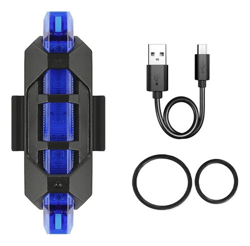 Luz Led Bicicleta Recargable Usb Alta Potencia 