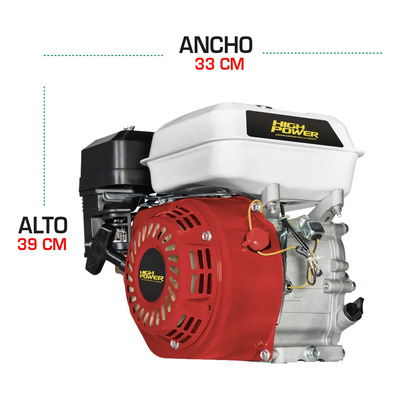Motor De Gasolina 6.5 Hp H Power Mg-6504 Ohv 4 Tiempos