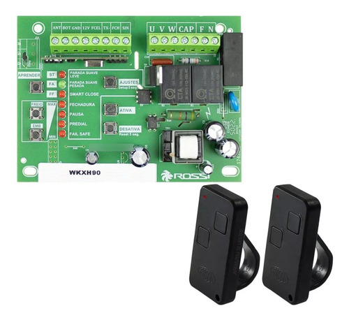 Central Placa Motor Wkxh90 Sensor Hall + 2 Controle Remoto