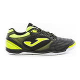 Chuteira Joma Dribling 901 Black Fluor Indoor